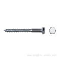 DIN571hex head wood screwM6-M12 HexgonWood Screw